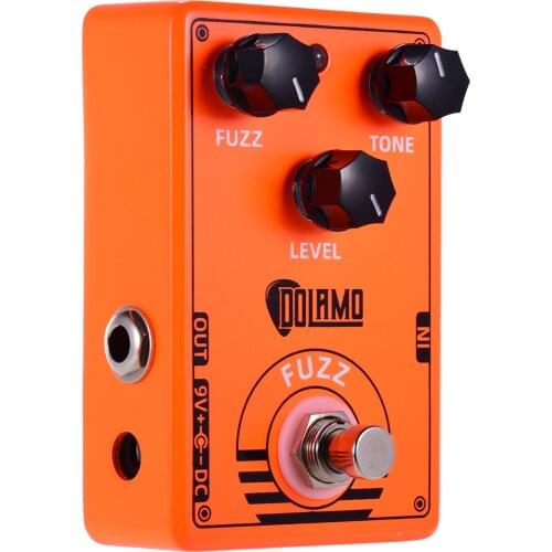 Dolamo D-2 FUZZ Guitar Effect Pedal with True Bypass for Electric Guitar guitar effect pedal guitar accessories