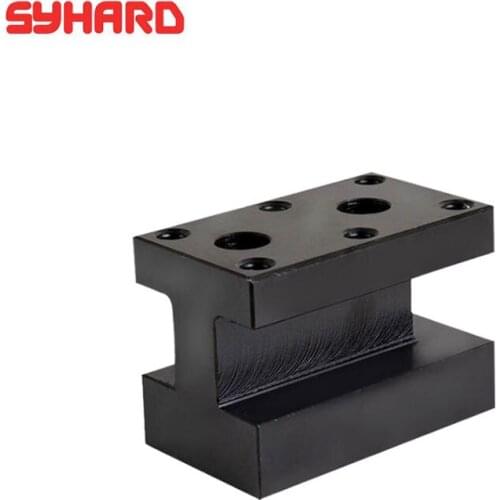 Double row Tool Holder Tool Apron The Part Of CNC Machine Groove Height 30mm Center Distance 50mm Height Of Seat 15/20/25/30mm