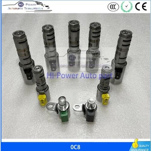 TR80SD 0C8 Transmission Gearbox Solenoid valve 0C8325039 for 2010-2015 11 12 13 14 AUDI Q7 TDI - for 2007-UP VOLKSWAGEN
