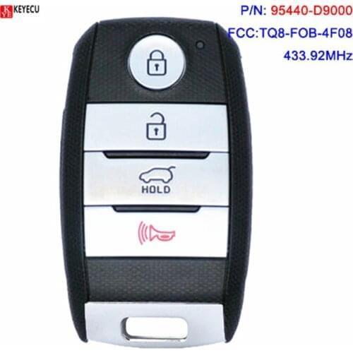 KEYECU for Kia Sportage 2016 2017 2018 Keyless Entry Go Smart Remote Key Fob P/N: 95440-D9000, TQ8-FOB-4F08 433.92MHz Aftermaket