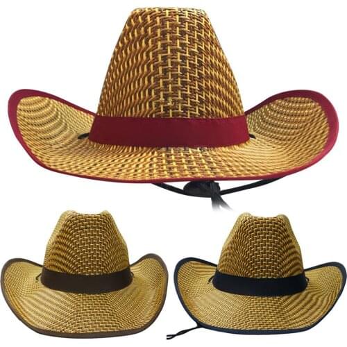 Summer Wide-brimmed Straw 2019 Men Women Hats/Sunscreen Male Folding Cowboy Hat Sunbonnet Beach Hat Strawhat