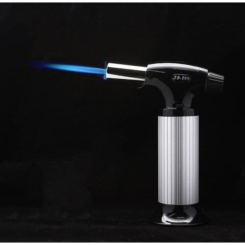 Personalized Welding Torch lighter Inflatable Spray gun Windproof Gas lighter Cigar ignition Firepower fierce Kitchen Outdoor
