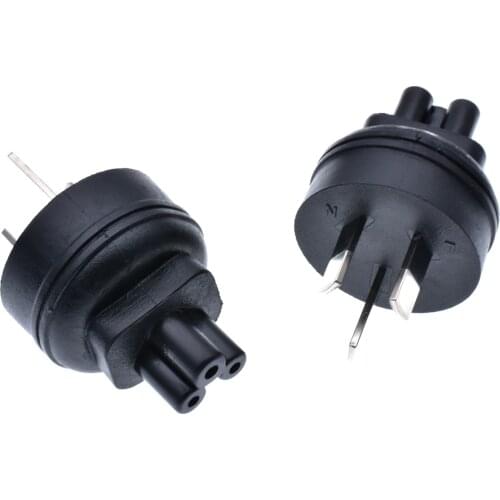 Australia Plug to C5 3 Prong Receptacle Power Plug Adapter IEC60320-C5 to AU AS3112 3 Prong Power Converter