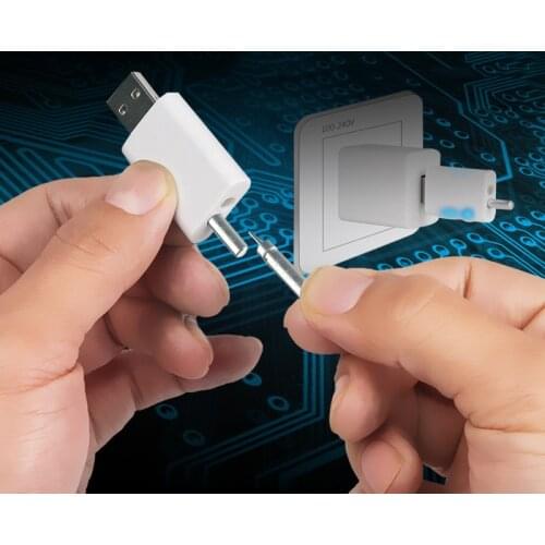 New 1 Hole / 2 Holes USB Charger For Rechargeable CR425 Battery Suits for Different Devices Fishing Floats Battery Charger J048