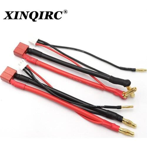 4.0 mm banana to female T-plug 4mm adapter for connecting RC parts of jst-xh balance line connector of LiPo battery