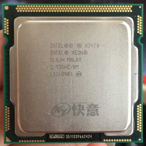 Intel Xeon X3470 Processor Quad-Core LGA1156 PC computer Desktop CPU 100% working properly Desktop Server Processor CPU