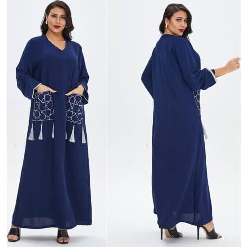 Ramadan Eid Mubarak Abaya Dubai Muslim Dress Turkey Islam Clothing Robes Longue Dresses For Women Vestidos Caftan Marocain