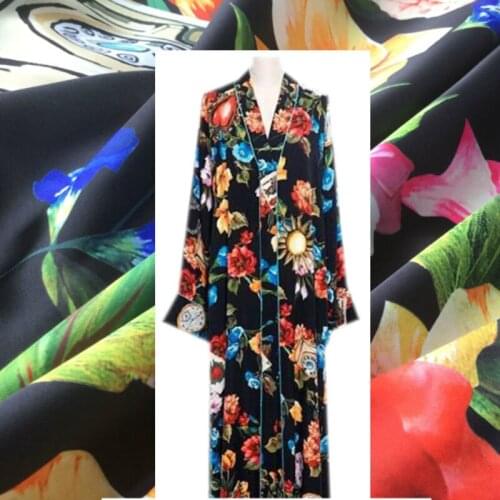 Custom playing cards printed polyester fabric cloth 145 cm width shirt womens childrens handmade DIY sewing fabric for dress