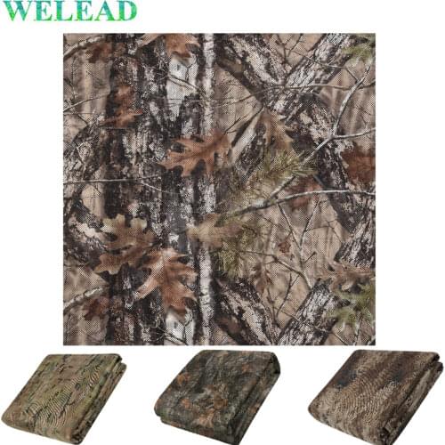 WELEAD 300D Simple Camo Mesh Camouflage Netting 1.5x6 Awning Cover Mesh Fabric Outdoor Hunting Courtyard Decoration Military