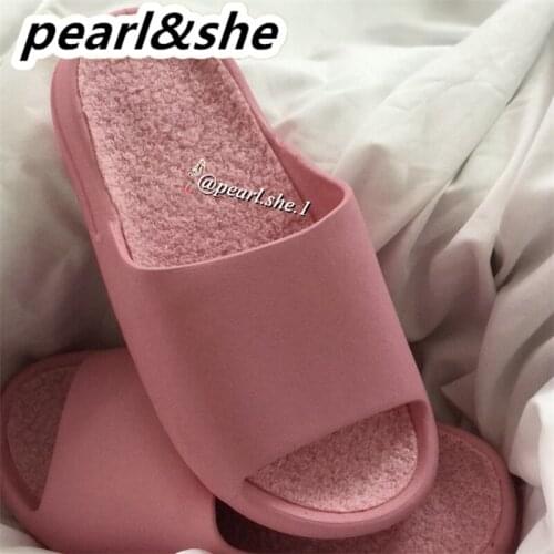 Female Big Fluffy Fur Slides Womens Beach Shoes Hairy Beach Slippers Shoe Sole Women Clogs 2021 Sandals