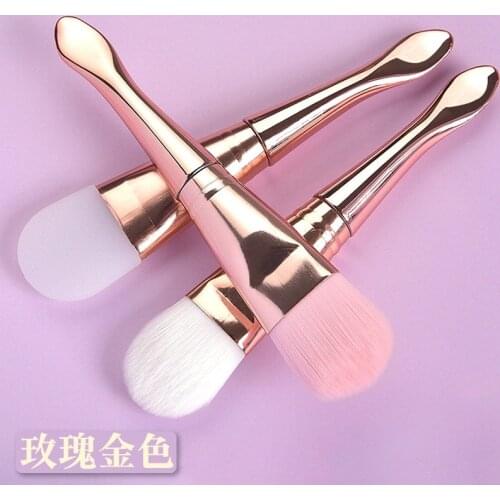 Silicone Mask Brush With Double-Headed Soft Hair Beauty Tools Facial Product Cosmetic Spa Cream Foundation Using