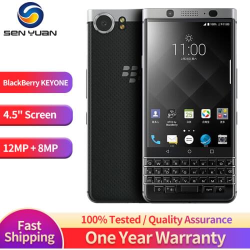 Original BlackBerry Keyone 4.5'' Bar Mobile Phone BlackBerry Mercury 3GB+32GB/4GB+64GB 8MP Camera Octa Core 4G LTE CellPhone