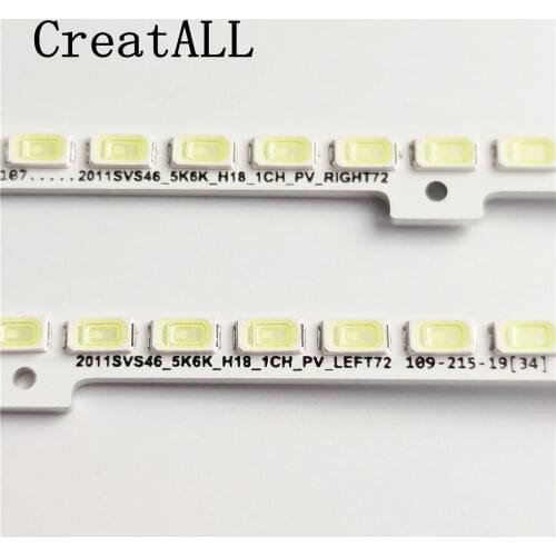 LED Backlight Lamp strip For Samsung 46"TV UA46D5000 2011SVS46 5K6K H1B-1CH BN64-01644A LTJ460HN01-H JVG4-460SMA-R1 UE46D5000