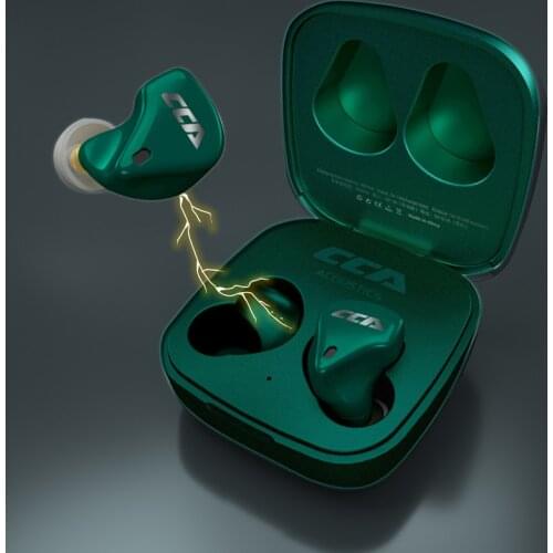 CCA CX10 5.0 Bluetooth Earphones TWS Fingerprint Touch Headset HiFI Stereo In-ear Earbuds Wireless Headphones for sport