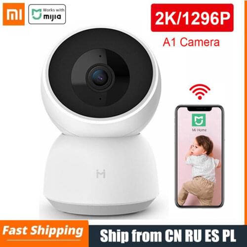 2020 Smart Camera A1 Webcam 1296P 2K HD WiFi Pan-tilt Night Vision 360 Angle Video Camera View Baby Security Monitor mi home app