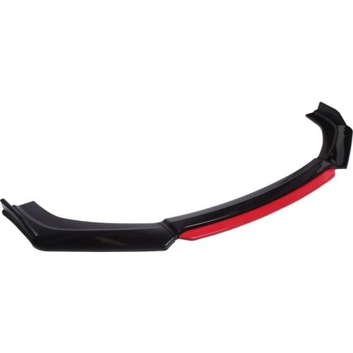 Car Front Bumper Lip Splitter Universal Spoiler Diffuser Lip Kit For Bmw e46 e90 e60 e36 e39 f10 f20 f30 For Audi a3 a4 a5 a6 a8