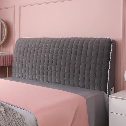 High Elasticity Bedding Headboard Cover Dustproof Bedside Cover Bed Head Protection Quilted Bedspread on The Bed Home Textiles