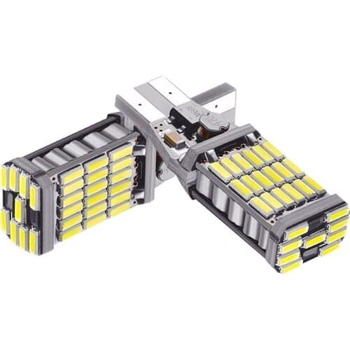 10Pcs/Set T15 LED Light Canbus Car Turn Signal Light T10 W5W LED Bulb Car Backup Reverse Lights SMD White Backup Parking Lamp