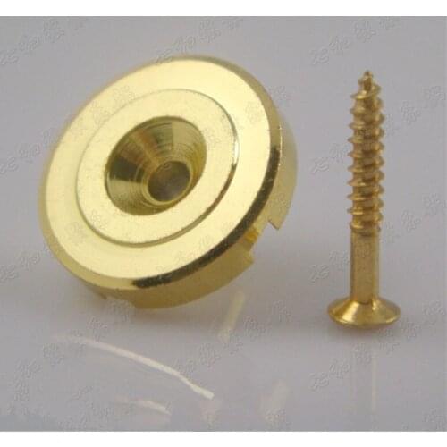 2 Pcs Golden Electric Bass Guitar String Retainers Tree guitar accessories parts Musical instrument