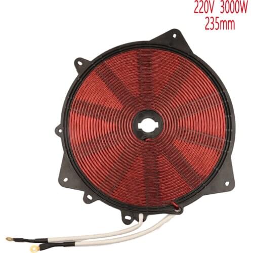3000W 235mm Heat Coil, Copper Wire Induction Heating Panel ,Induction Cooker Accessory