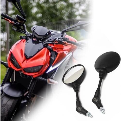 80% Hot Sales 1 Set Rearview Mirrors Universal Folding Round Motorbike Modified Rear View Mirrors for Motorcycles