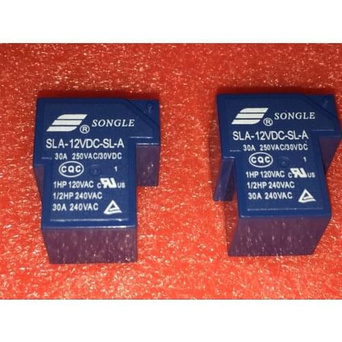 Free Shipping 100% new original relay 20pcs/lot SLA-12VDC-SL-A 4PIN 30A 250VAC T90 12V