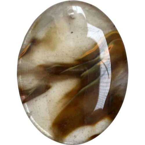 Free Shipping Women Fashion Jewelry Cherry Quartz Oval Pendant Bead 1pcs C9167