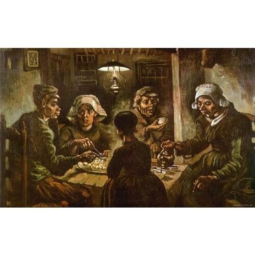 Bigger is Better 400x300MM Magnets JM10012 Painting_of_Vincent_Van_Gogh_-_Family
