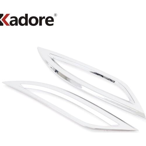 For Hyundai Sonata i45 2011 2012 2013 6th Ge Chrome Rear Fog Light Cover Trim Car Tail Fog Lamp Decoration Frame Trims Styling