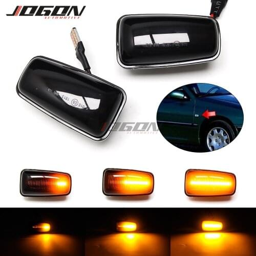For Peugeot 406 106 306 806 Expert 1 Partner For Fiat Scudo Ulysse For Citroen XM Car LED Dynamic Turn Signal Light Side Marker