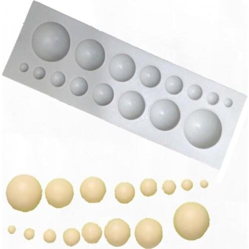 Chocolate Sphere Mold Half Ball Mold Hemisphere Shape Silicone Chocolate Cake Mousse Dessert Baking Pastry Bakeware