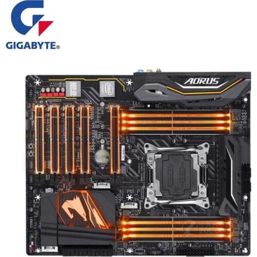 For Gigabyte GA X299 AORUS Ultra Gaming Pro Motherboard LGA 2066 For Intel X299 Used Desktop Mainboard M.2 NVMe SATA3