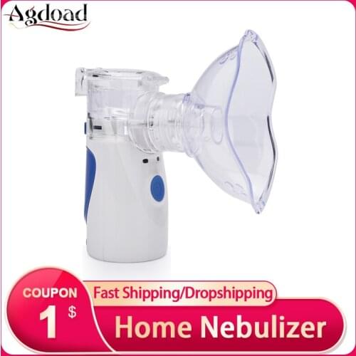 Medical Portable Mini Mesh Nebulizer Handheld Asthma Portatil Inhaler Atomizer Inhalator for Kids USB Rechargeable Nebulizador