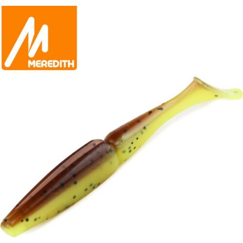 Meredith Crazy Shiner 10pcs 6g 9cm Fishing Soft Lure Fish Bait Swimbaits Silicone Bait Soft Wobblers lure Fishing Tackle Minnow