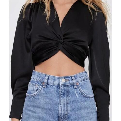 MESTTRAF Satin Blouses