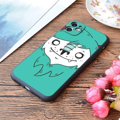 For iPhone Fluff Print Soft Matt Apple iPhone Case