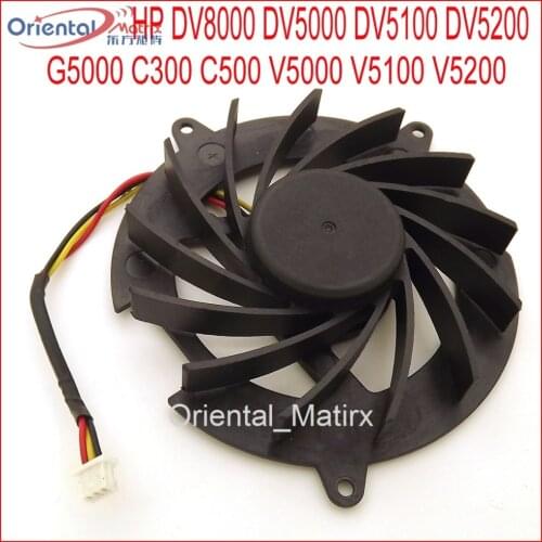 New Laptop Fan DC5V 0.42A For HP DV8000 DV5000 DV5100 DV5200 G5000 C300 C500 V5000 V5100 V5200 CPU Fan