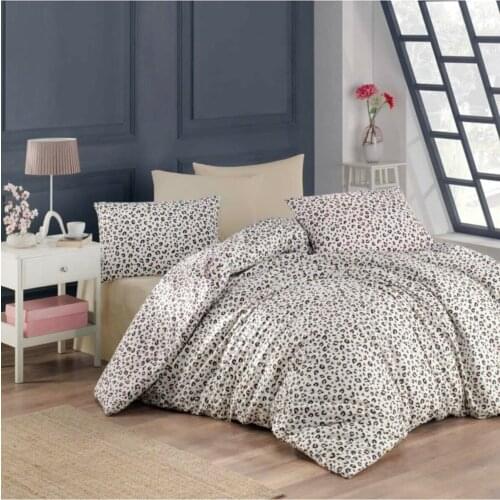Bag Ranforce Leopard Pattern Duvet Cover Set Double Bedding Set постельное бельё Luxury Duvet الفراش مجموعة housse de couette