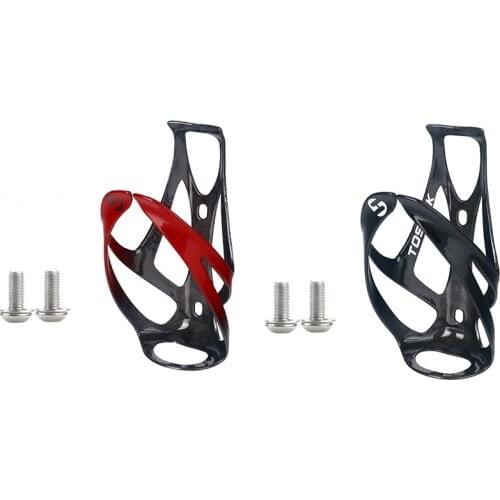 TOSEEK Bicycle Water Bottle Holder Carbon Gloss Bike Bottle Cages Ultralight for Outdoor Cycling Bike Accessories