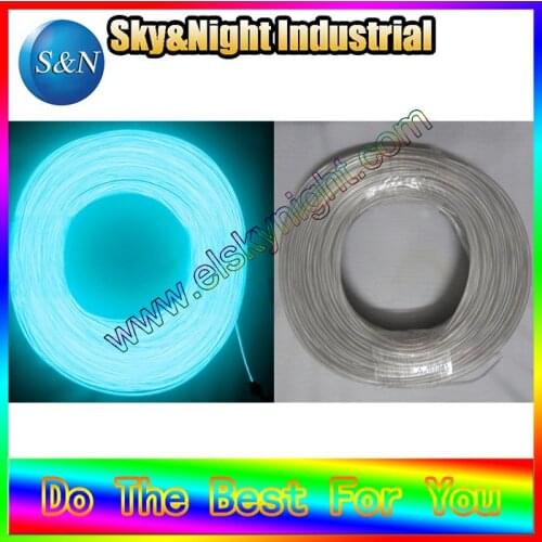 Decoration party 2.3MM EL wire Neon Light Rope 30M/Lot with Ice blue+Free shipping