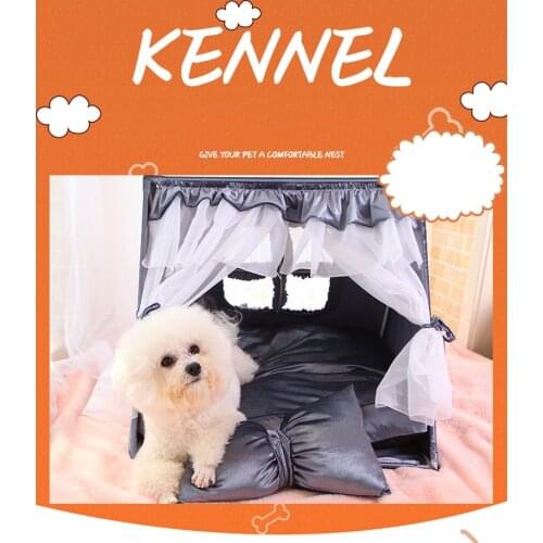 Pet Cat Dog Teepee with Cushion Portable Dog Tents & Pet Houses Sleeping Bed Tent Soft Pads Mat House Puppy Small Dogs Nest Dec