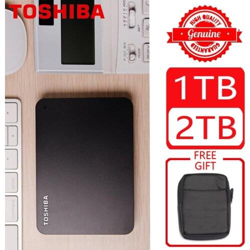 TOSHIBA 1TB 2TB 3TB External HDD 1000GB HD Portable Hard Drive Disk USB 3.0 SATA3 2.5" HDTB110A 100% Original New