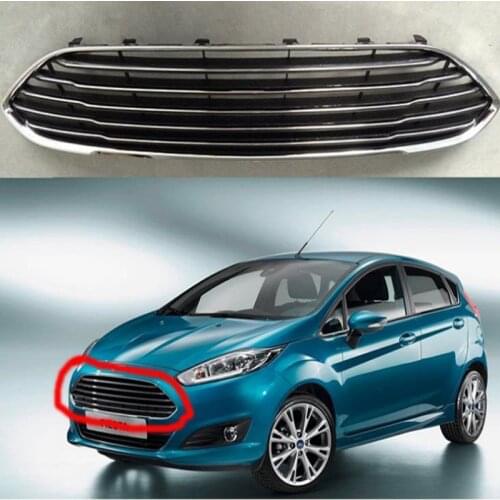 High Quality ABS Front Grills Upper Grille For Ford Fiesta 2013 -2017Accessories