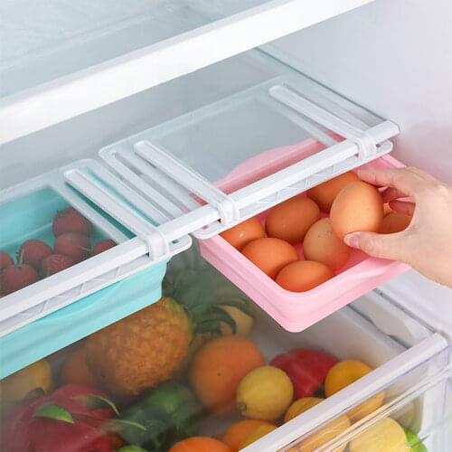 Drawer Refrigerator Storage Box Food Storage Box Kitchen Refrigerator Drawer Fresh-keeping Storage Box Kitchen Storage Foldable