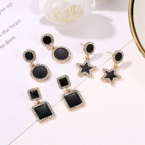 Earrings Women Drop A Pair/set Gorgeous White Yellow