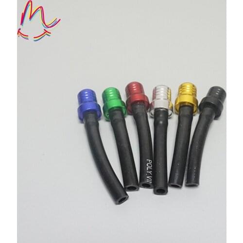 1pcs 2Way 1way Valve Vent Breather Tube Aluminum Motorcycle Gas Pit Dirt Bike Fuel Petrol Tank Cap Breather Pipe Hose ATV