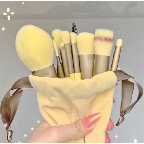 13pcs Professional Makeup Brush Set Soft Fur Beauty Highlighter Powder Foundation Concealer Multifunctional Cosmetic Tool