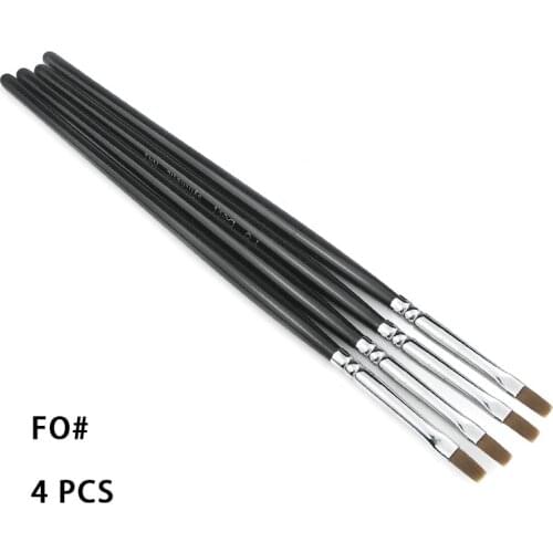 4pcs/set F0 Dental Porcelain Brush Pen F0 Dental Lab Equipment