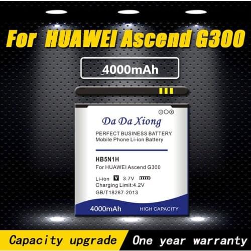 4000mAh HB5N1H Battery for Huawei Ascend G300 G305T U8818 U8815 C8812 U8825D C8825D T8828 M660 Y320 G330D Phone battery