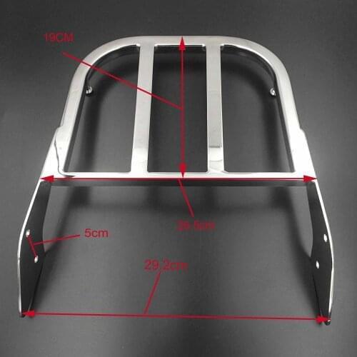 Motorcycle Black Chrom Sissy Bar Luggage Rack For Honda ACE 750 1998-2003 Spirit 750 2001-2008 Aeri 1100 1998-2002